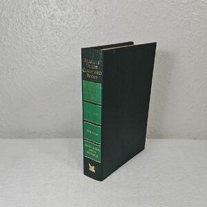 Vintage Reader's Digest Green and Gold Faux Book Velveteen Secret Storage Box